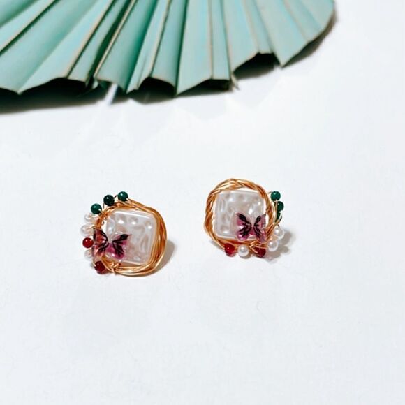 Butterfly earrings #672 - Picture 2 of 5